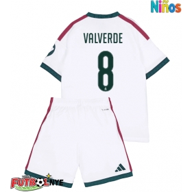 Camiseta Real Madrid Federico Valverde #8 Primera Equipación para niños 2026-27 manga corta (+ pantalones cortos)
